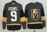 Men's NHL Vegas Golden Knights #9 Jack Eichel Grey Jersey