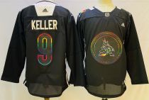 NHL Arizona Coyotes #9 Clayton Keller Black Jersey