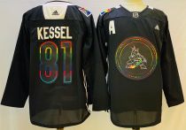 NHL Arizona Coyotes #81 Phil Kessel Black Jersey