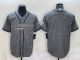 Men's Los Angeles Rams Blank Grey Baseball Nike Jersey
