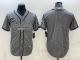 Men's Las Vegas Raiders Blank Grey Baseball Nike Jersey