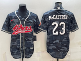Men's San Francisco 49ers #23 Christian McCaffrey Fashion Baseball Nike Jersey