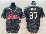 Men's San Francisco 49ers #97 Nick Bosa Fashion Baseball Nike Jersey