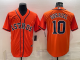 MLB Houston Astros #10 Yuli Gurriel Orange Game Nike Jersey