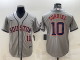 MLB Houston Astros #10 Yuli Gurriel Grey Game Nike Jersey