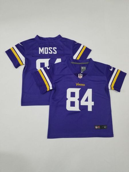 Minnesota Vikings #84 Randy Moss Purple Vapor Untouchable Limited Toddlers Jersey