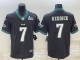 Men's Philadelphia Eagles #7 Haason Reddick Black Super Bowl LVII Patch Vapor Untouchable Limited Jersey