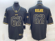 Men's Philadelphia Eagles #62 Jason Kelce Black Golden Edition Limited Jersey