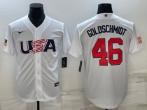 MLB USA Baseball Paul Goldschmidt 2023 World Baseball Classic White Jersey