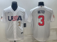 MLB USA Baseball Mookie Betts 2023 World Baseball Classic White Jersey