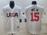 MLB USA Baseball Bobby Witt 2023 World Baseball Classic White Jersey