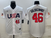 MLB USA Baseball Paul Goldschmidt 2023 World Baseball Classic White Jersey