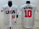 MLB USA Baseball J.T. Realmuto 2023 World Baseball Classic White Jersey