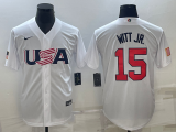 MLB USA Baseball Bobby Witt 2023 World Baseball Classic White Jersey