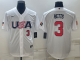 MLB USA Baseball Mookie Betts 2023 World Baseball Classic White Jersey