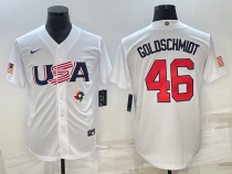 MLB USA Baseball Paul Goldschmidt 2023 World Baseball Classic White Jersey