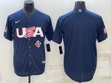 MLB USA Baseball Blank 2023 World Baseball Classic White Jersey