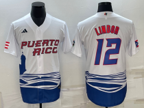 MLB USA Baseball Francisco Lindor 2023 World Baseball Classic White Jersey