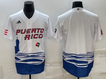 MLB USA Baseball Blank 2023 World Baseball Classic White Jersey