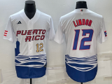 MLB USA Baseball Francisco Lindor 2023 World Baseball Classic White Jersey