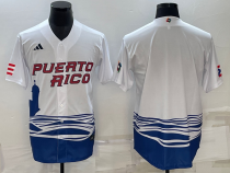 MLB USA Baseball Blank 2023 World Baseball Classic White Jersey