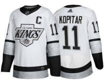 Men's Los Angeles Kings #11 Anze Kopitar White Throwback Jersey