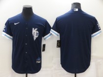 MLB Kansas City Royals Blank 2022 Navy City Connect Jersey