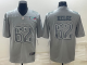 Men's Philadelphia Eagles #62 Jason Kelce Gray Super Bowl LVII Patch Atmosphere Fashion Limited Jersey
