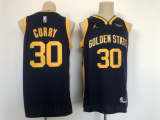 NBA Golden State Warriors #30 Stephen Curry Black Jersey