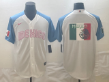 Men's Mexico Baseball Black 2023 White World Baseball Classic Stitched Jersey