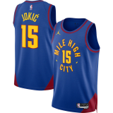 NBA Denver Nuggets #15 Nikola Jokic 2022/23  Blue Swingman Spefox Jersey