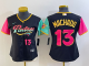 Women MLB San Diego Padres #13 Manny Machado Black 2022 City Connect Jersey