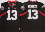 Copy Men's Georgia Bulldogs #13 BENNETT Black College Football Stitched Jersey