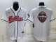 Men's Georgia Bulldogs Red Team Big Logo With Patch Cool Base Stitched Baseball Jersey