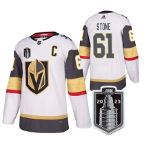 Men's Vegas Golden Knights #61 Mark Stone Gold 2023 Stanley Cup Final Stitched Jersey