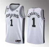 NBA San Antonio Spurs #1 Victor Wembanyama White 2022/23 Association Edition With Jersey