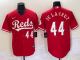 MLB Cincinnati Reds #44 Elly De La Cruz Red Cool Base Stitched Baseball Jersey