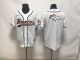 Men's Denver Broncos Blank White Baseball Nike Jersey
