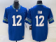 Men's Seattle Seahawks 12th Fan Royal 2023 F.U.S.E. Vapor Limited Throwback Jersey