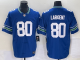 Men's Seattle Seahawks #80 Largent Royal 2023 F.U.S.E. Vapor Limited Throwback Jersey
