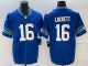 Men's Seattle Seahawks #16 Tyler Lockett Royal 2023 F.U.S.E. Vapor Limited Throwback Jersey