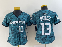 Women MLB National League #13 Ronald Acuña Jr. 2023 MLB All-Star Nike Jersey