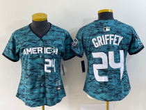Women MLB National League #24 Griffey Jr 2023 MLB All-Star Nike Jersey