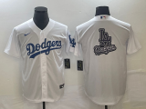MLB Los Angeles Dodgers Big Logo In Back Weekend Stitched Jersey