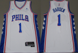 NBA Philadelphia 76ers #1 Harden White Nike Jersey