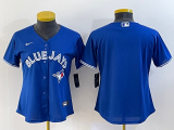 Women MLB Toronto Blue Jays Blank Blue Game Nike Jerse