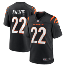 Men's Cincinnati Bengals #22 Chidobe Awuzie Black Vapor Untouchable Limited Jersey