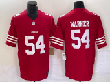 Men's San Francisco 49ers #54 Warner Red 2023 F.U.S.E. Vapor Untouchable Limited Jersey