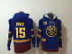 NBA Denver Nuggets #15 Nikola Jokic Blue Ageless Must-Have Lace-Up Pullover Hoodie