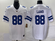 Copy Men's Dallas Cowboys #88 CeeDee Lamb White 2023 F.U.S.E. Vapor Limited Jersey